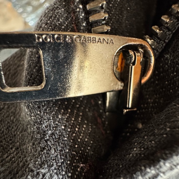 Dolce & Gabbana Gray Denim Jeans with Contrast Stitching - Picture 5 of 11
